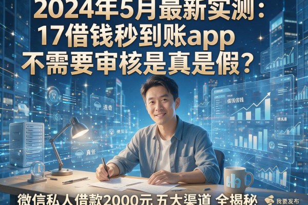 2024年5月最新实测:17借钱秒到账app不需要审核是真是假?微信私人借款2000元五大渠道全揭秘