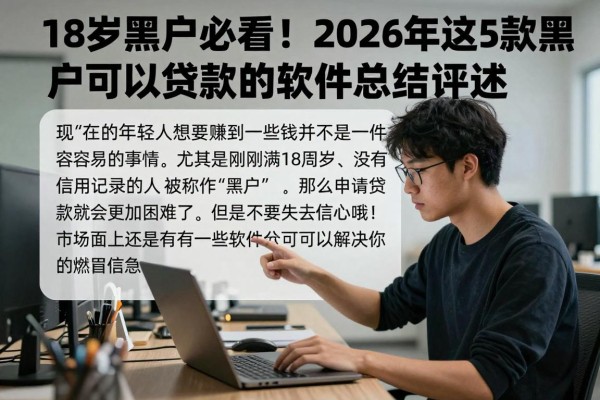 18岁黑户必看!2026年这5款黑户可以贷款的软件总结评述
