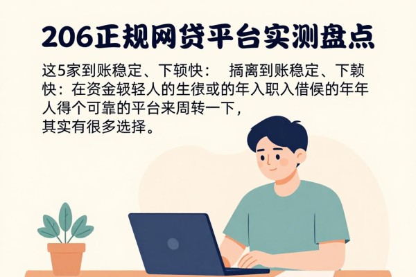 18岁急用钱必看!2026正规网贷平台实测盘点:这5家到账稳定、下款快