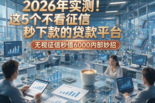 2026年实测！这5个不看征信秒下款的贷款平台，无视征信秒借6000内部妙招