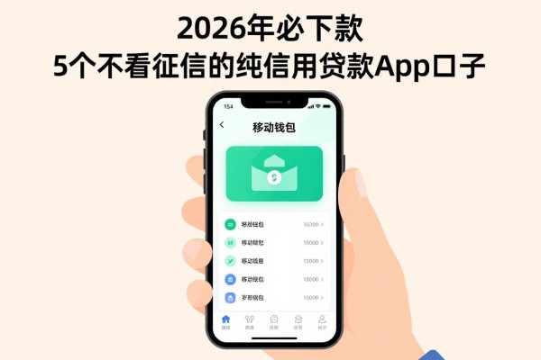 2026年必下款！5个不看征信的纯信用贷款app口子，1500元极速到账