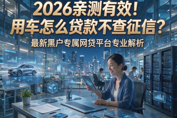 2026亲测有效！用车怎么贷款不查征信？最新黑户专属网贷平台专业解析