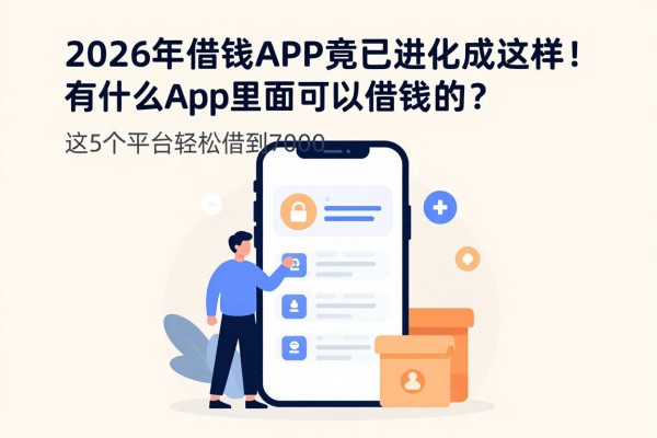 2026年借钱APP竟已进化成这样!有什么app里面可以借钱的?这5个平台轻松借到7000