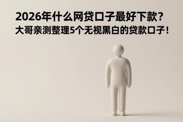 2026年什么网贷口子最好下款?大哥亲测整理5个无视黑白的贷款口子!