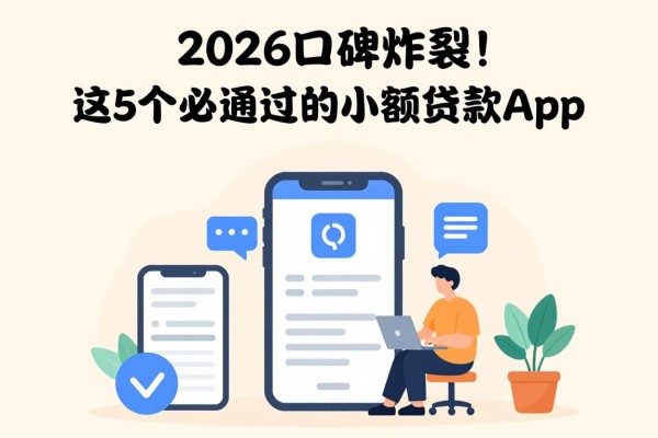 2026口碑炸裂！这5个必通过的小额贷款App，借钱放款真的稳！
