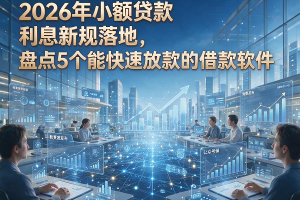 2026年小额贷款利息新规落地,盘点5个能快速放款的借款软件