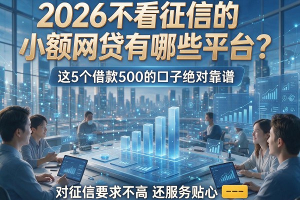 2026不看征信的小额网贷有哪些平台？这5个借款500的口子绝对靠谱，对征信要求不高还服务贴心