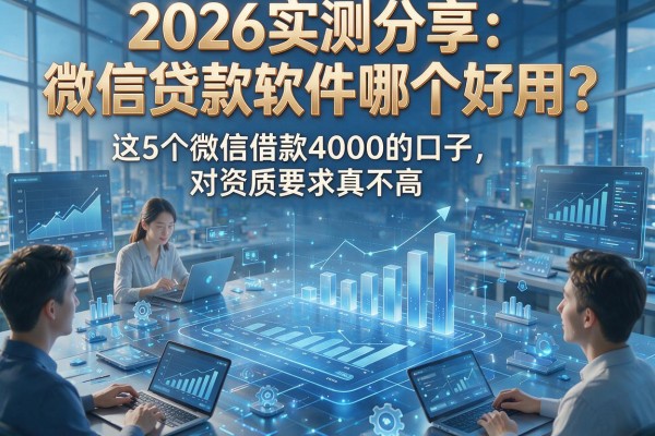 2026实测分享:微信贷款软件哪个好用?这5个微信借款4000的口子,对资质要求真不高!