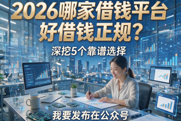 2026哪家借钱平台好借钱正规?深挖5个靠谱选择!