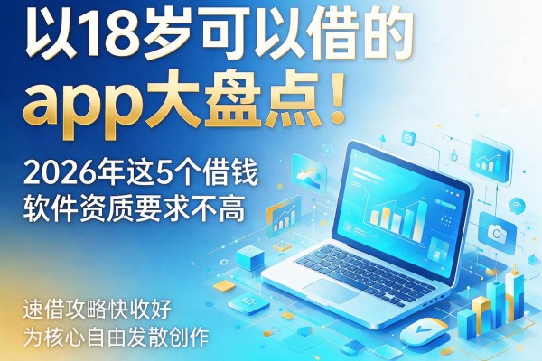 18岁可以借的app大盘点！2026年这5个借钱软件资质要求不高，速借攻略快收好