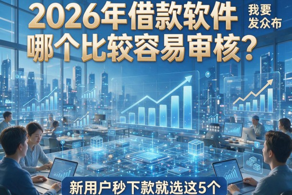 2026年借款软件哪个比较容易审核？新用户秒下款就选这5个！