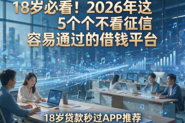 18岁必看！2026年这5个不看征信容易通过的借钱平台，18岁贷款秒过APP推荐