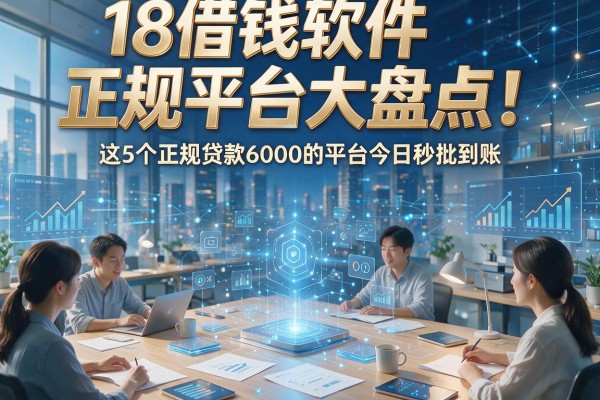 18借钱软件正规平台大盘点！这5个正规贷款6000的平台今日秒批到账