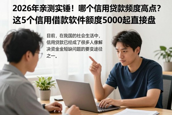 2026年亲测实锤!哪个信用贷款额度高点?这5个信用借款软件额度5000起直接盘
