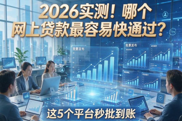 2026实测！哪个网上贷款最容易快通过？这5个平台秒批到账！