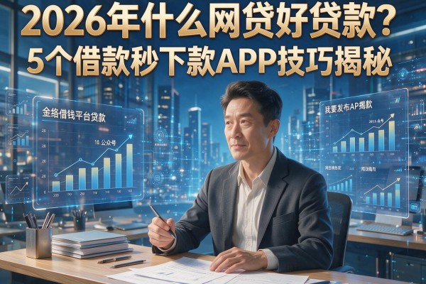 2026年什么网贷好贷款?5个借款秒下款APP技巧揭秘!