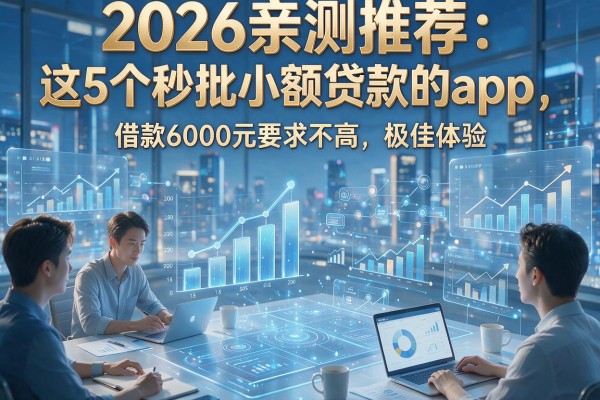 2026亲测推荐：这5个秒批小额贷款的app，借款6000元要求不高，极佳体验！
