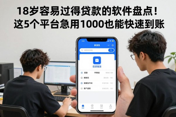 18岁容易过得贷款的软件盘点！这5个平台急用1000也能快速到账