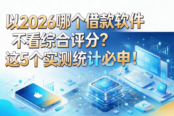 2026哪个借款软件不看综合评分?这5个实测统计必申!