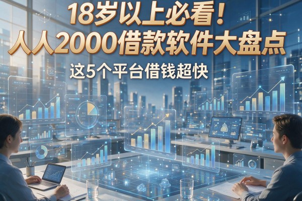 18岁以上必看！人人2000借款软件大盘点，这5个平台借钱超快