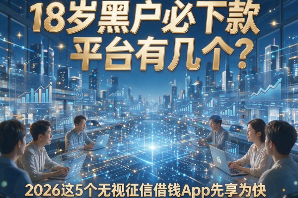18岁黑户必下款平台有几个？2026这5个无视征信借钱App先享为快