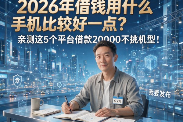 2026年借钱用什么手机比较好一点？亲测这5个平台借款20000不挑机型！