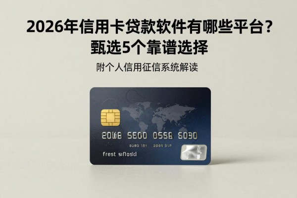 2026年信用卡贷款软件有哪些平台?甄选5个靠谱选择,附个人信用征信系统解读