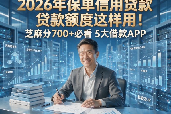 2026年保单信用贷款额度这样用!芝麻分700+必看5大借款APP