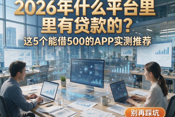 2026年什么平台里有贷款的？这5个能借500的APP实测推荐，别再踩坑！