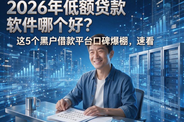 2026年低额贷款软件哪个好?这5个黑户借款平台口碑爆棚,速看!
