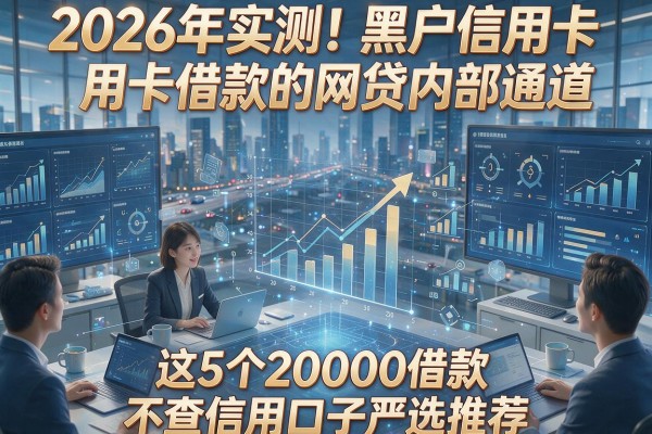 2026年实测！黑户信用卡借款的网贷内部通道，这5个20000借款不查信用口子严选推荐