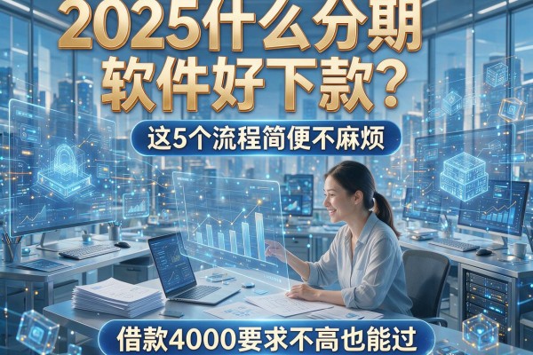 2025什么分期软件好下款？这5个流程简便不麻烦，借款4000要求不高也能过！