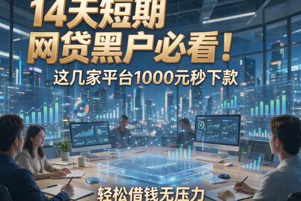 14天短期网贷黑户必看！这几家平台1000元秒下款，轻松借钱无压力