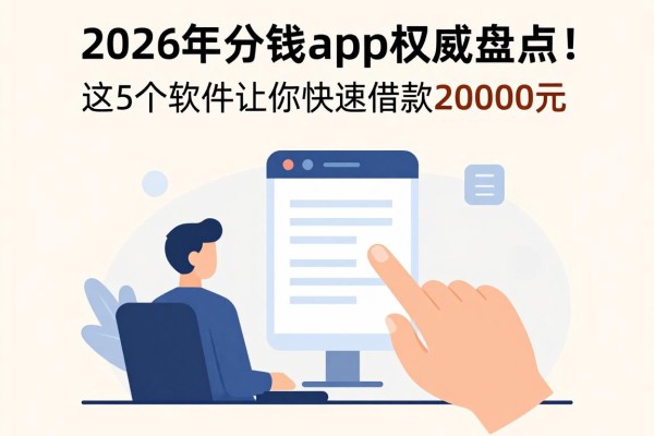 2026年分钱app权威盘点！这5个软件让你快速借款20000元