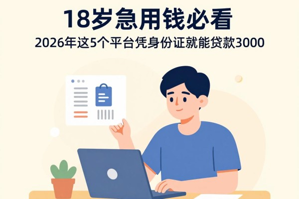 18岁急用钱必看！2026年这5个平台凭身份证就能贷款3000，正规秒下款