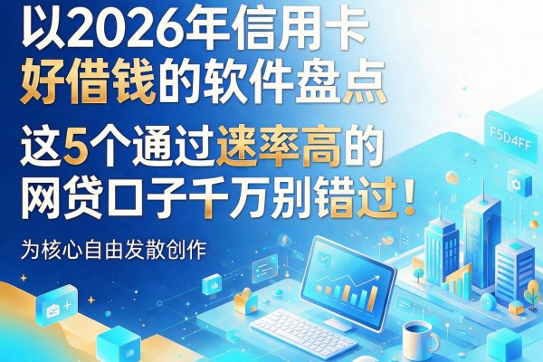 2026年信用卡好借钱的软件盘点：这5个通过率高的网贷口子千万别错过！