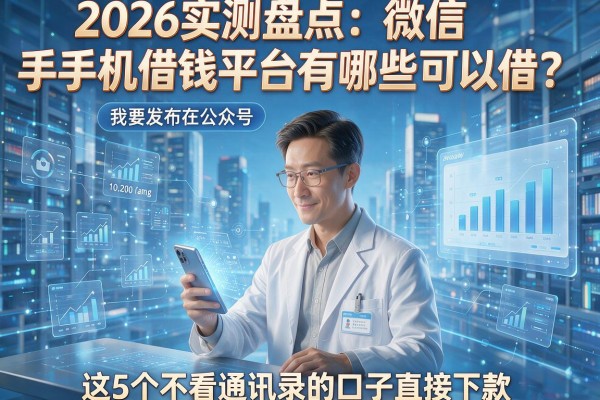 2026实测盘点：微信手机借钱平台有哪些可以借？这5个不看通讯录的口子直接下款