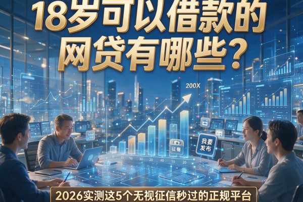 18岁可以借款的网贷有哪些？2026实测这5个无视征信秒过的正规平台
