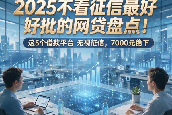 2025不看征信最好批的网贷盘点！这5个借款平台无视征信，7000元稳下