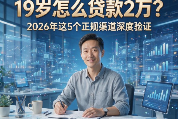19岁怎么贷款2万？2026年这5个正规渠道深度验证！