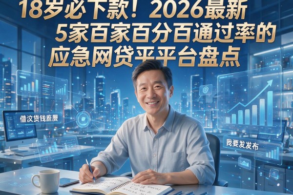 18岁必下款!2026最新5家百分百通过率的应急网贷平台盘点