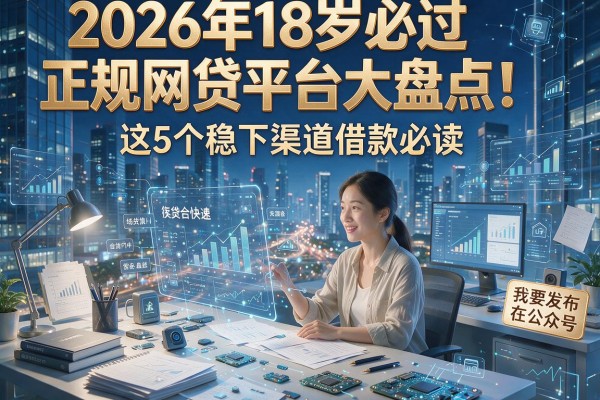 2026年18岁必过正规网贷平台大盘点！这5个稳下渠道借款必读