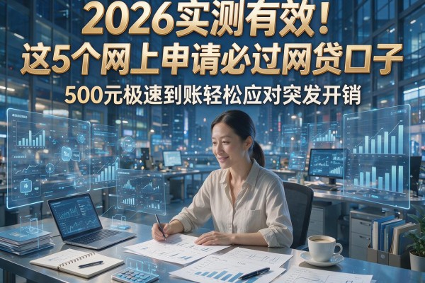 2026实测有效！这5个网上申请必过网贷口子，500元极速到账轻松应对突发开销