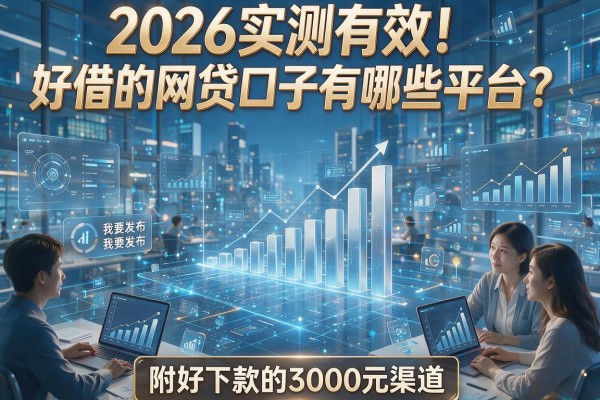 2026实测有效!好借的网贷口子有哪些平台?附好下款的3000元渠道