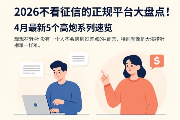 2026不看征信的正规平台大盘点!4月最新5个高炮系列速览