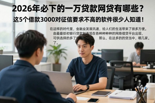 2026年必下的一万贷款网贷有哪些？这5个借款3000对征信要求不高的软件很少人知道！