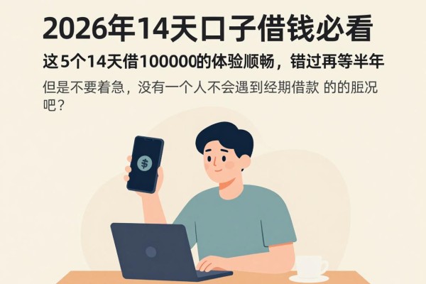 2026年14天口子借钱必看！这5个14天借10000的口子体验顺畅，错过再等半年