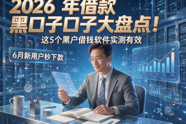 2026年借款黑口子大盘点!6月新用户秒下款,这5个黑户借钱软件实测有效!