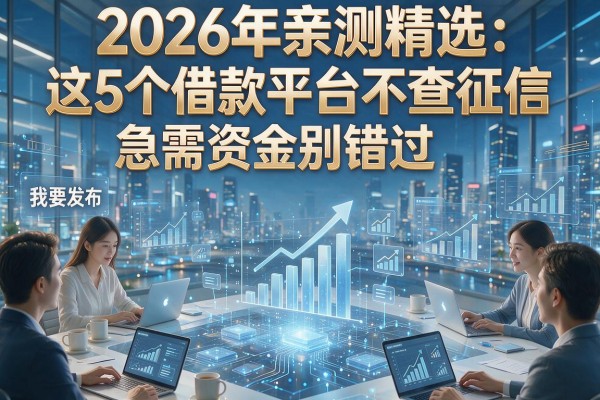 2026年亲测精选:这5个借款平台不查征信,急需资金别错过!