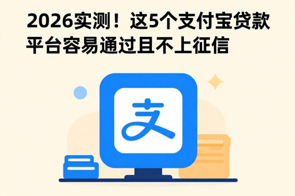 2026实测！这5个支付宝贷款平台容易通过且不上征信，圈内都在找